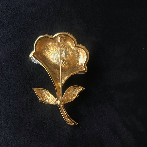Vintage Gold Plated Brooch - Picture 7 of 7